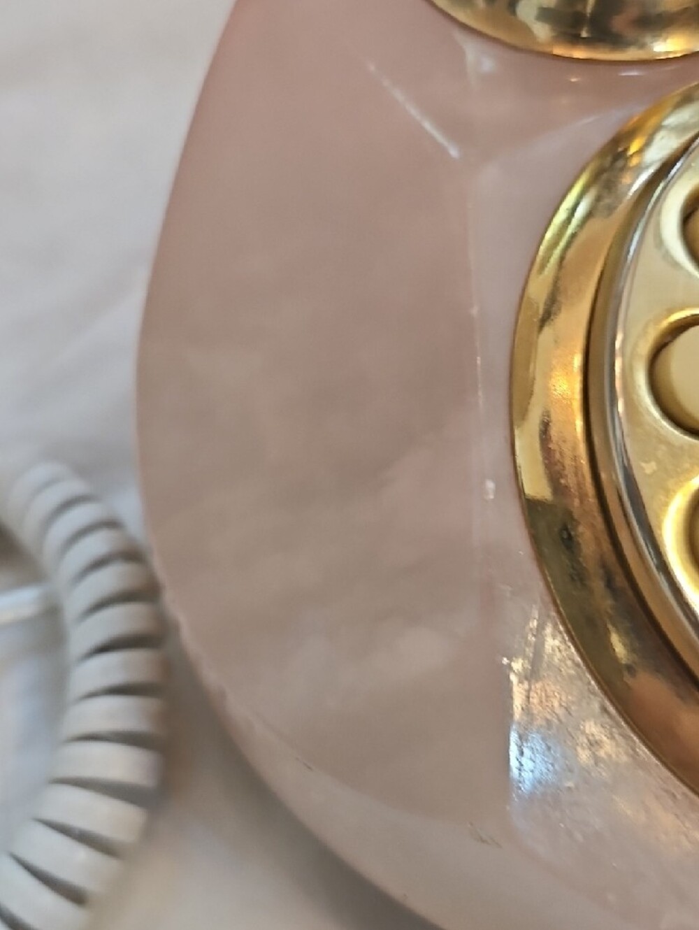 Horchow Black and Gold Decorative Telephone Base - Picture 6 of 7